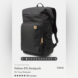 Tentree Brand New Meteorite Black Backpack